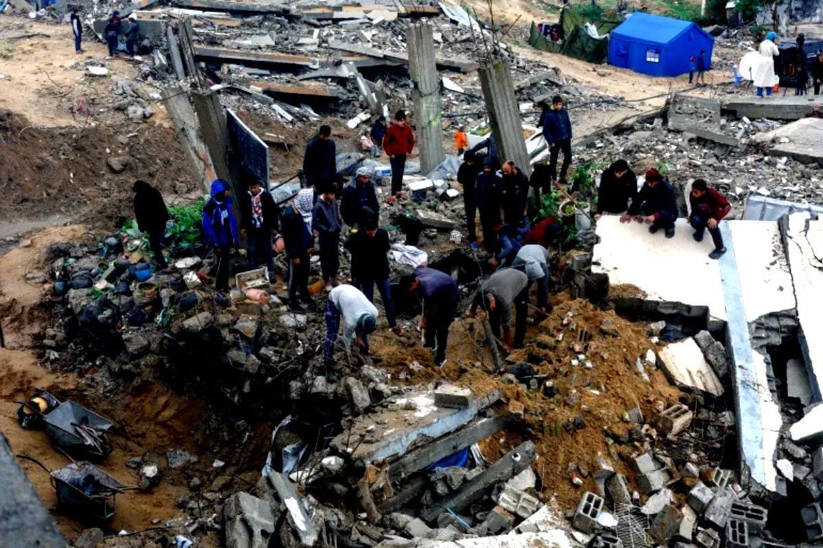 The low-pressure system in Gaza caused the collapse of 15 homes in just a few days.
