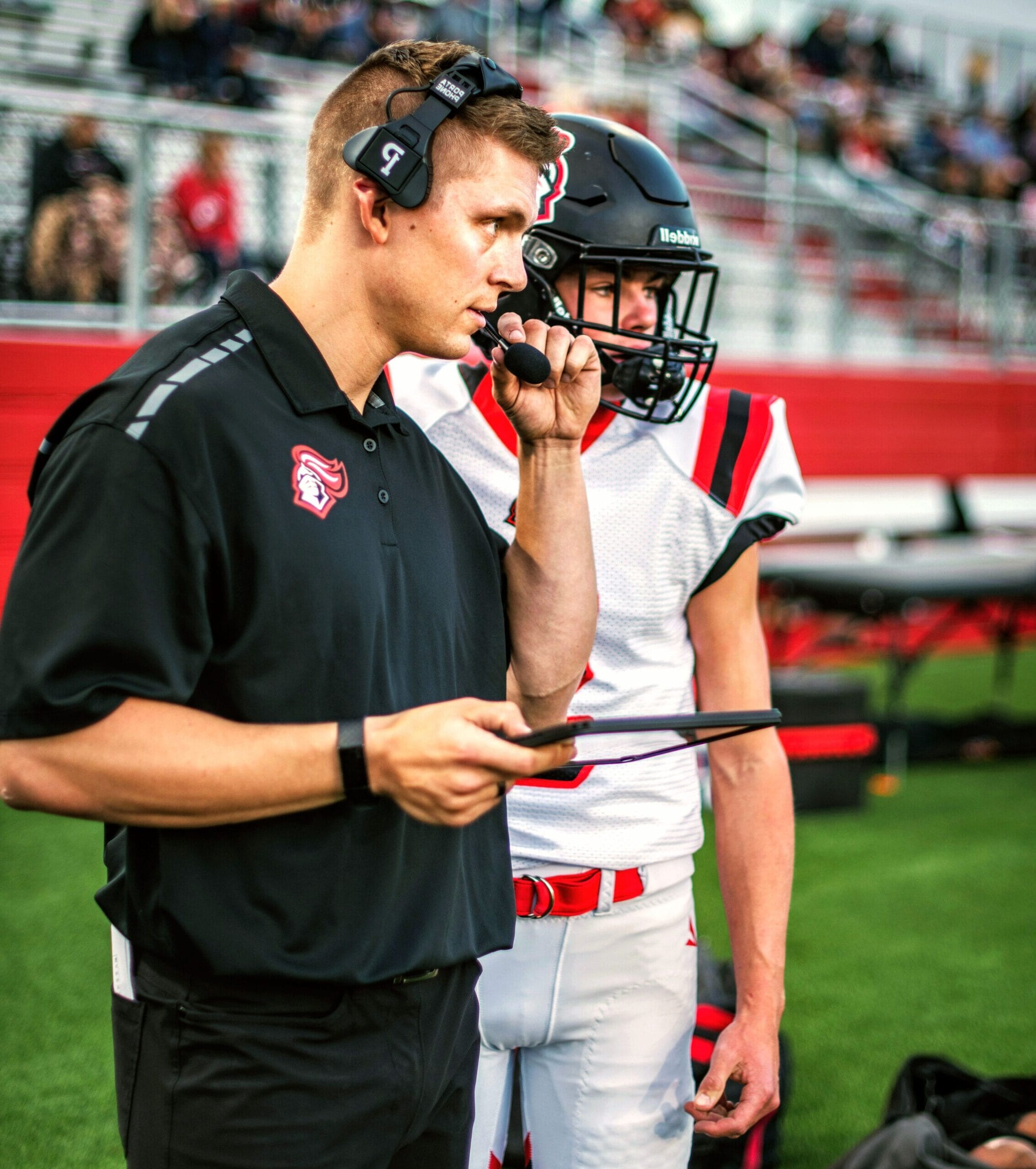 Sherron Moore’s wife is a football coach in Michigan.